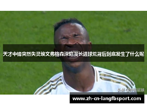 天才中锋突然失灵埃文弗格森深陷漫长进球荒背后到底发生了什么呢 天才中锋突然失灵埃文弗格森深陷漫长进球荒背后到底发生了什么呢