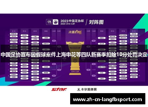 中国足协宣布因假球案件上海申花等四队新赛季扣除10分处罚决定